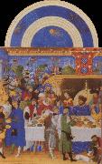 LIMBOURG brothers The Very Rich House of the Duc of Berry USA oil painting artist